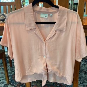 Pink crop top blouse Wilfred free